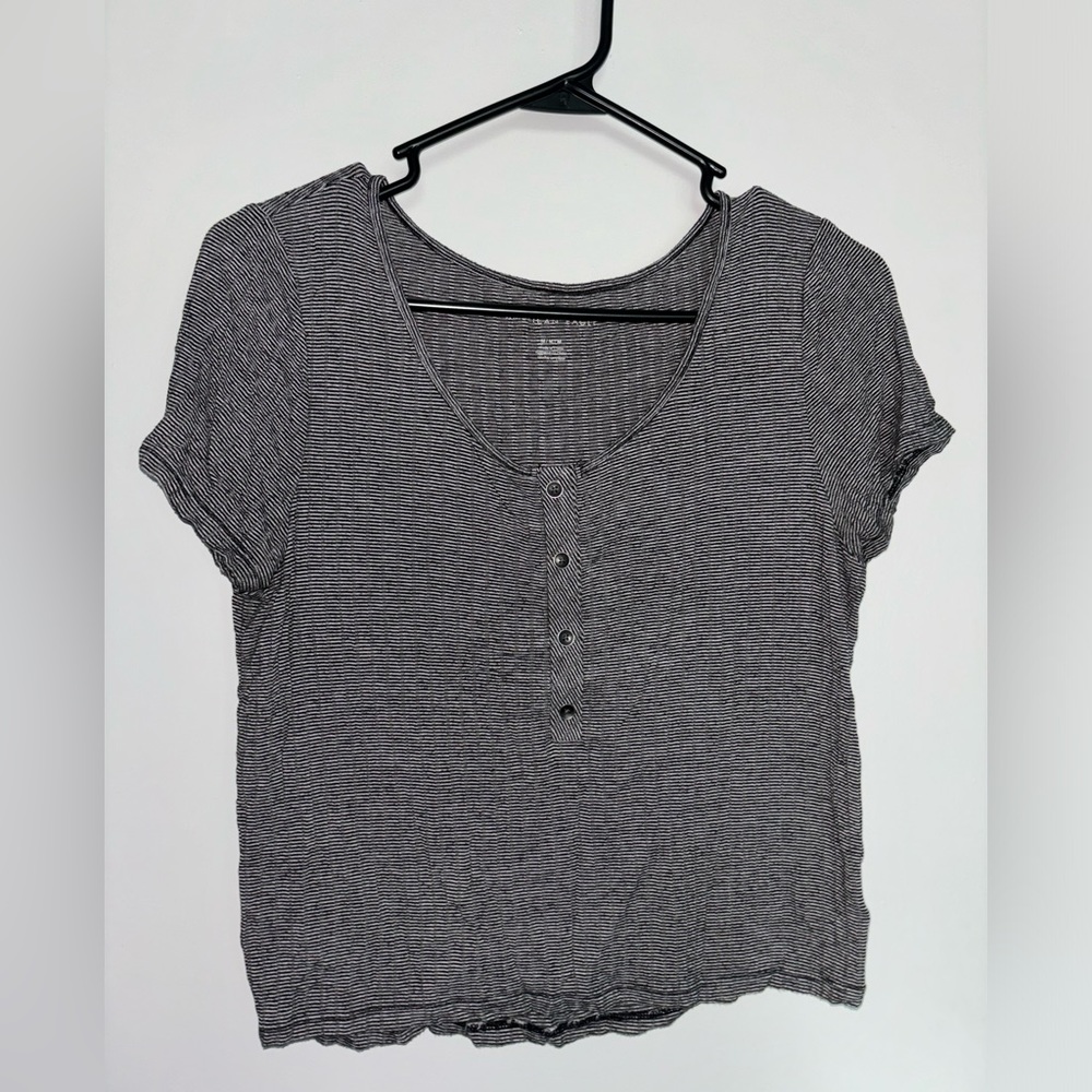 Striped American eagle shirt size medium